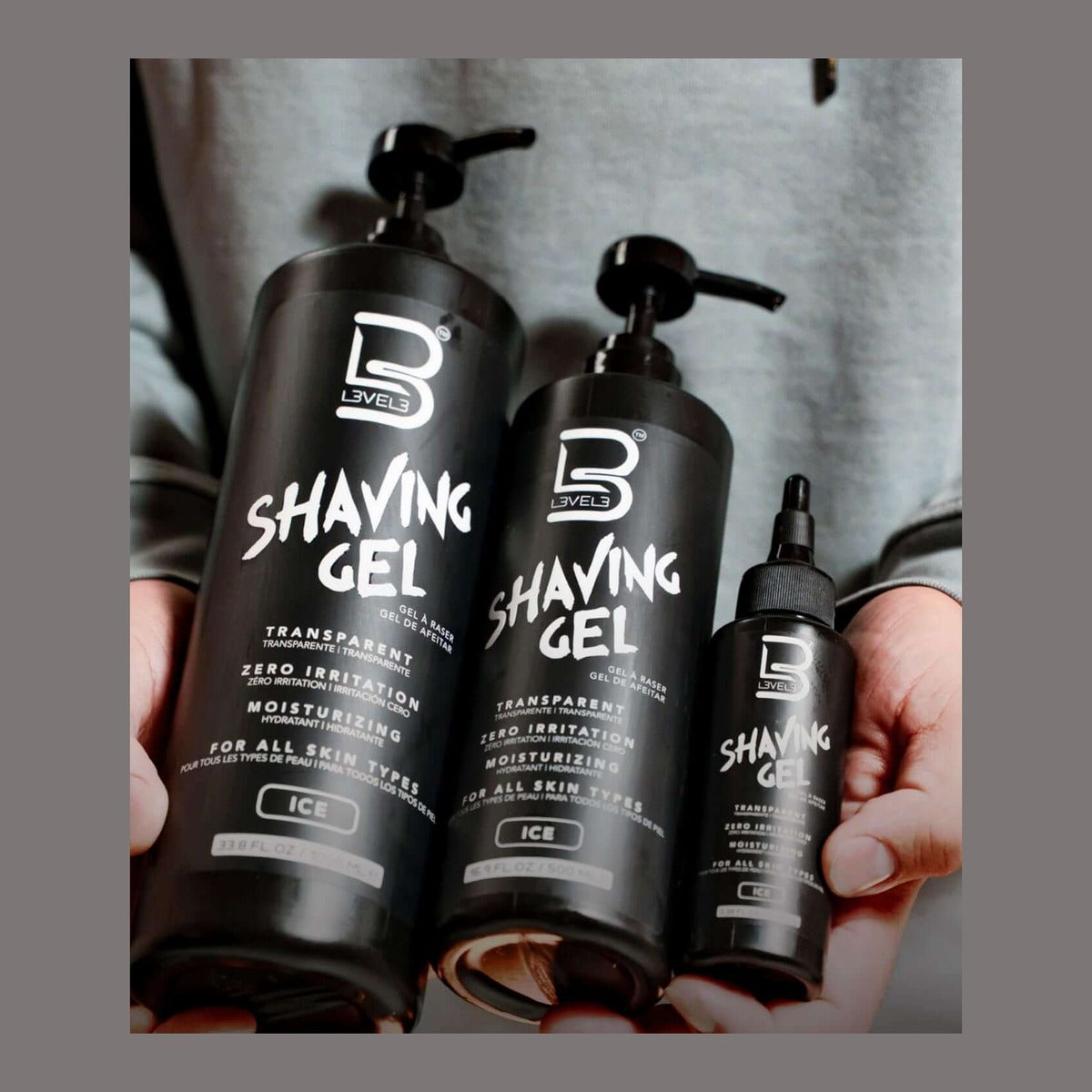 L3VEL3 Transparent Shaving Gel