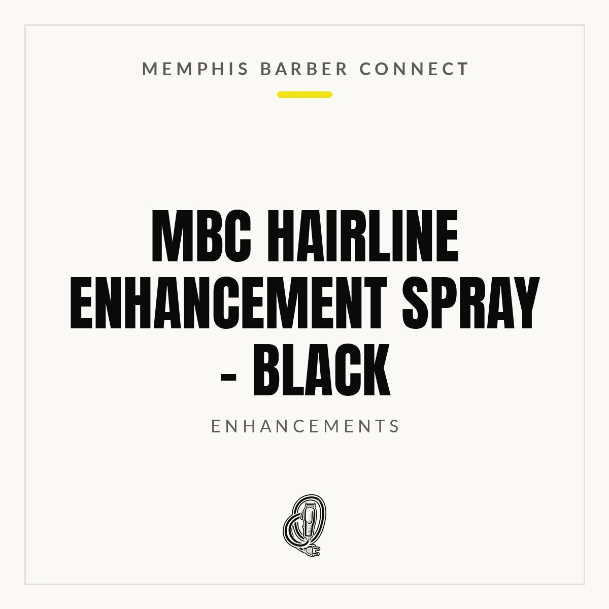 MBC Hairline Enhancement Spray - Black - Memphis Barber Connect