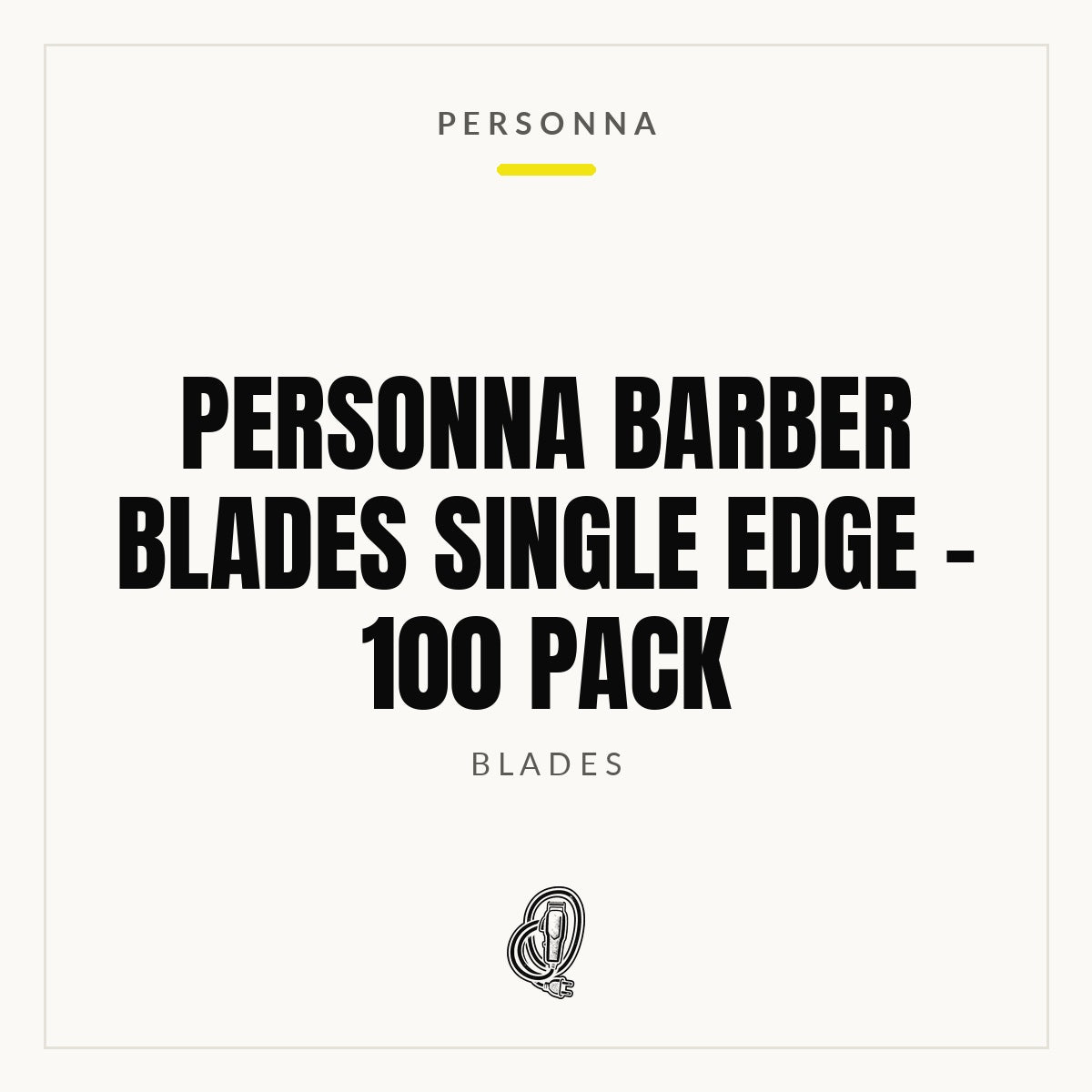 Personna Barber Blades Single Edge - 100 Pack - Memphis Barber Connect